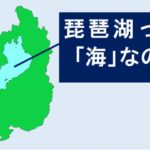 琵琶湖と文字