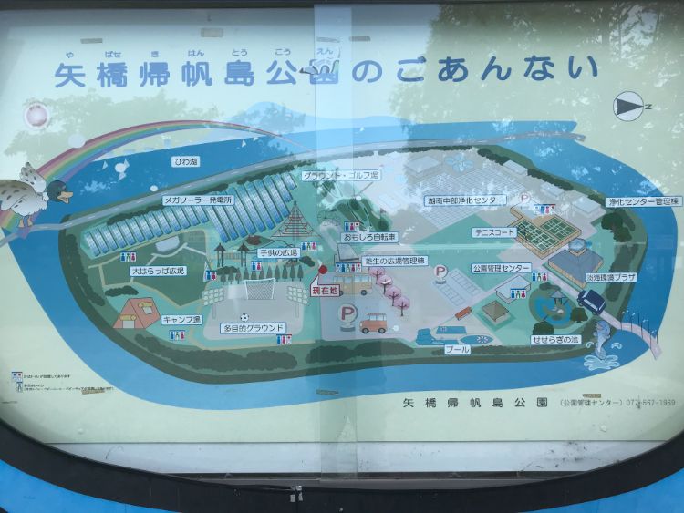 矢橋帰帆島の地図